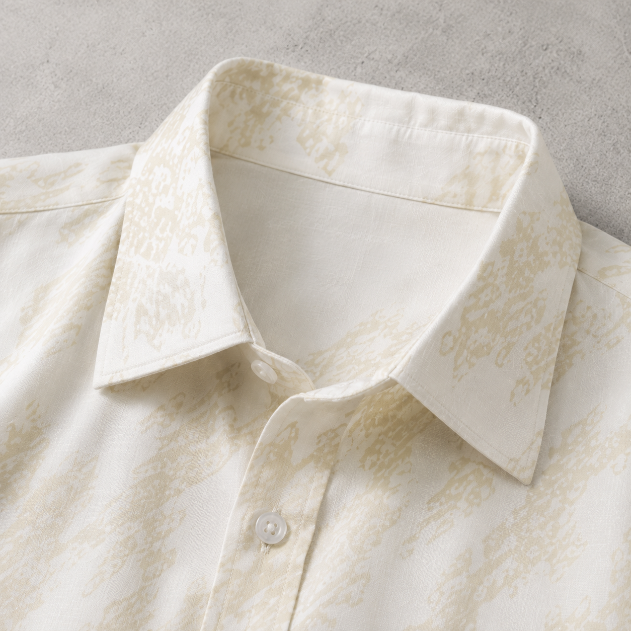 Woodstock Abstract Print Short Sleeve Shirt