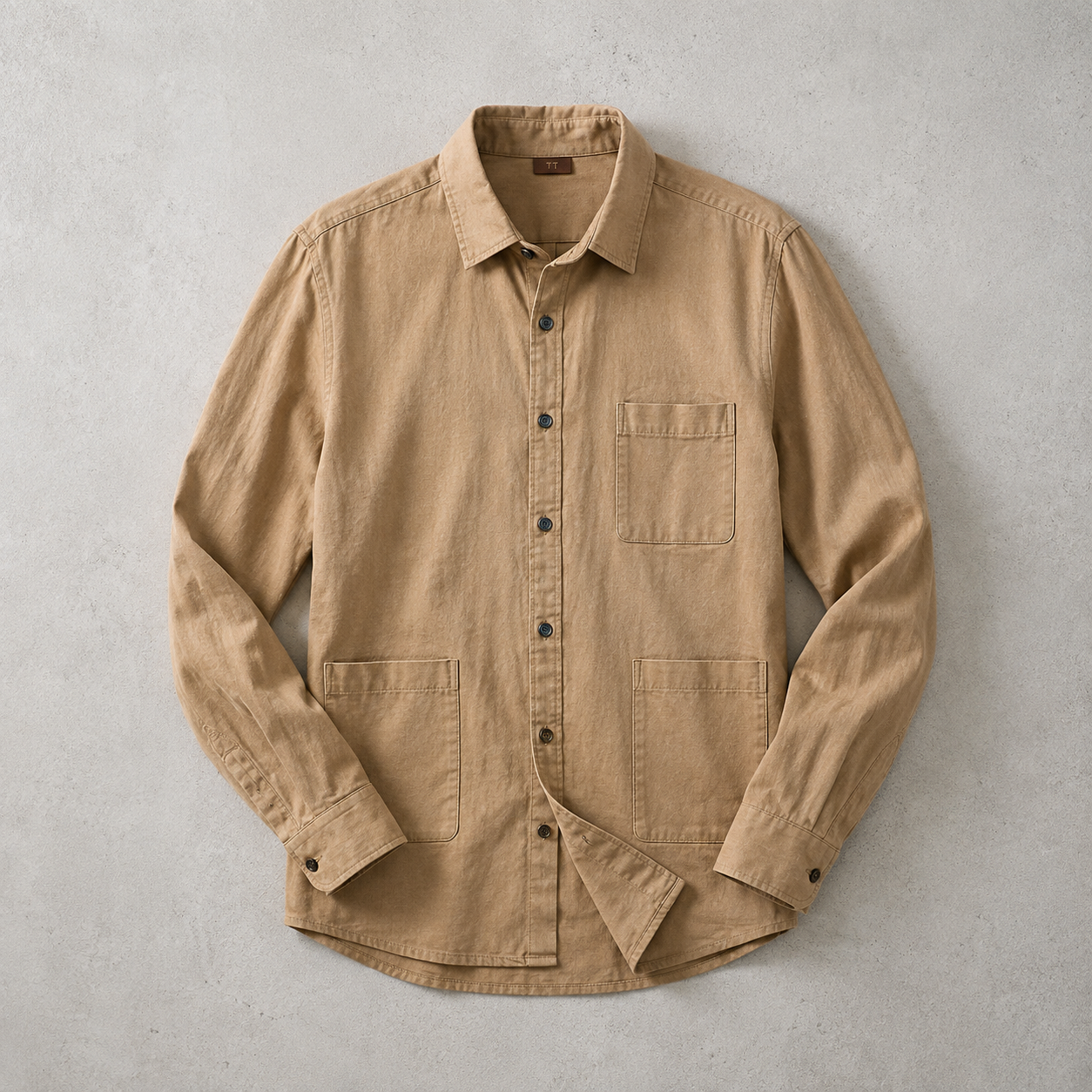 Sherborne Washed Cotton Utility Overshirt