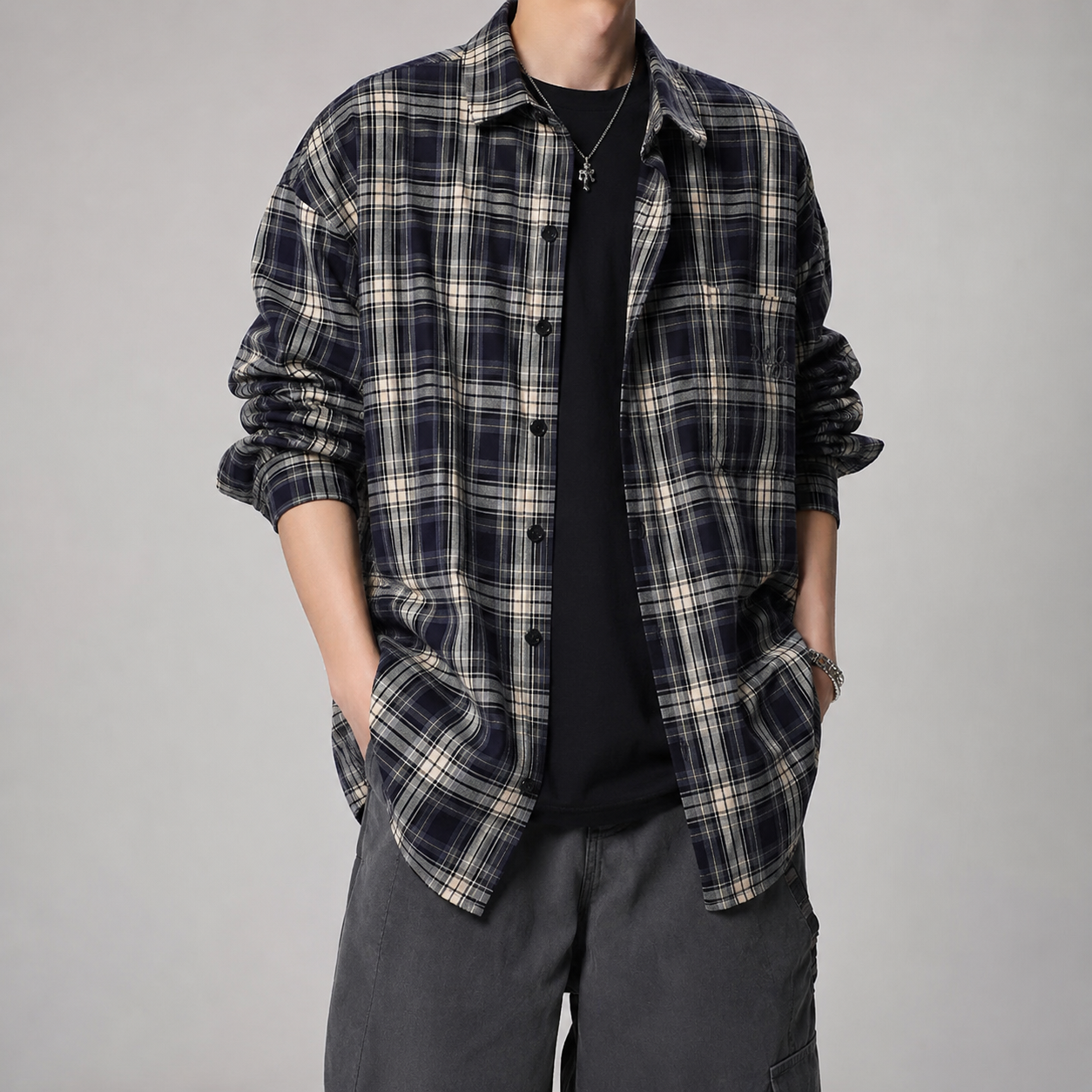 Salcombe Oversized Plaid Shirt