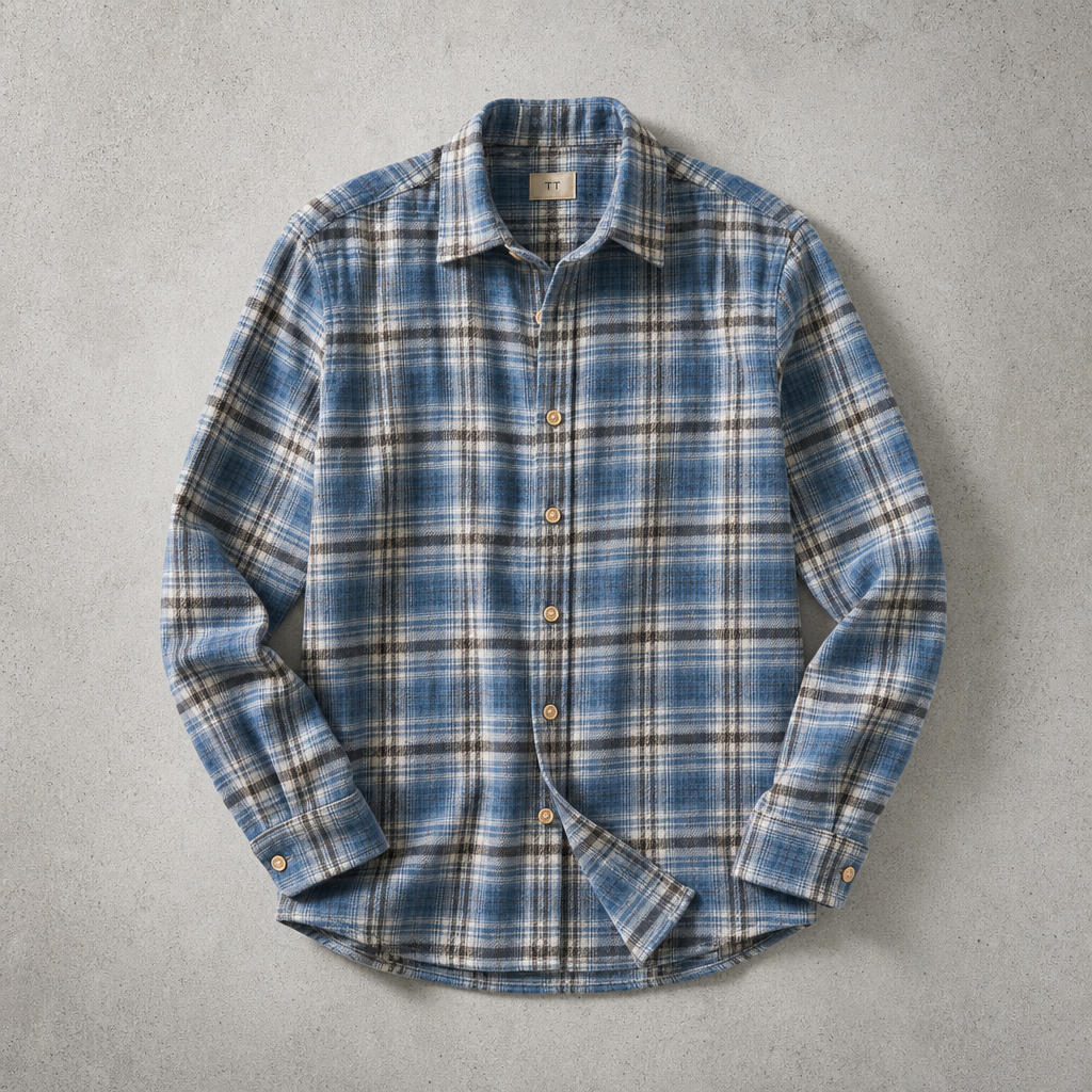 Padstow Brushed Plaid Flannel Shirt