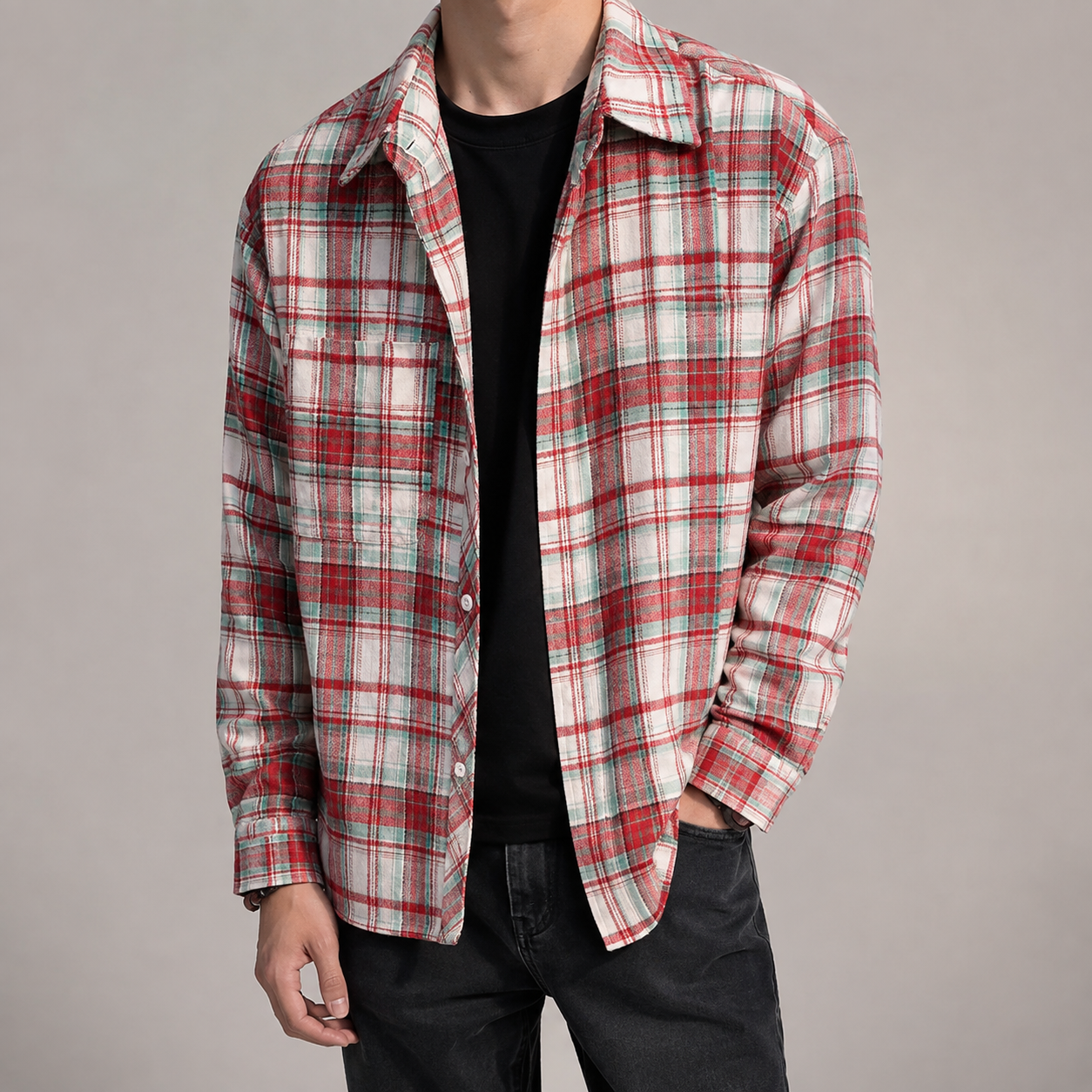 Padstow Brushed Plaid Flannel Shirt