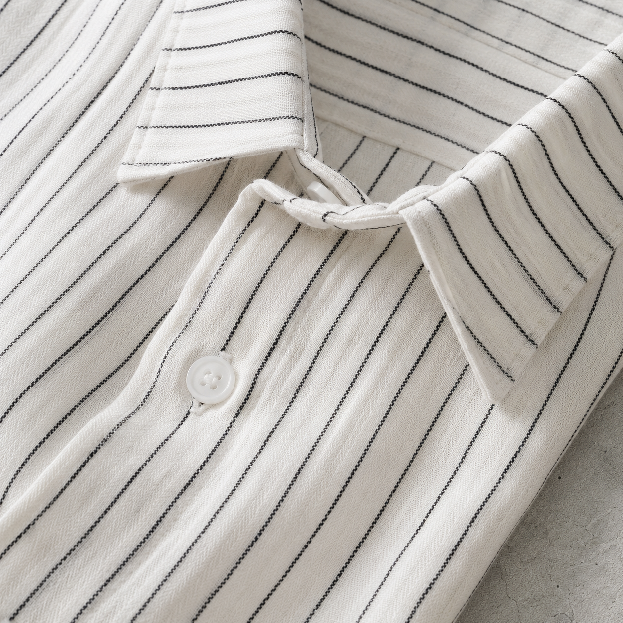 Cadiz Textured Stripe Short Sleeve Shirt