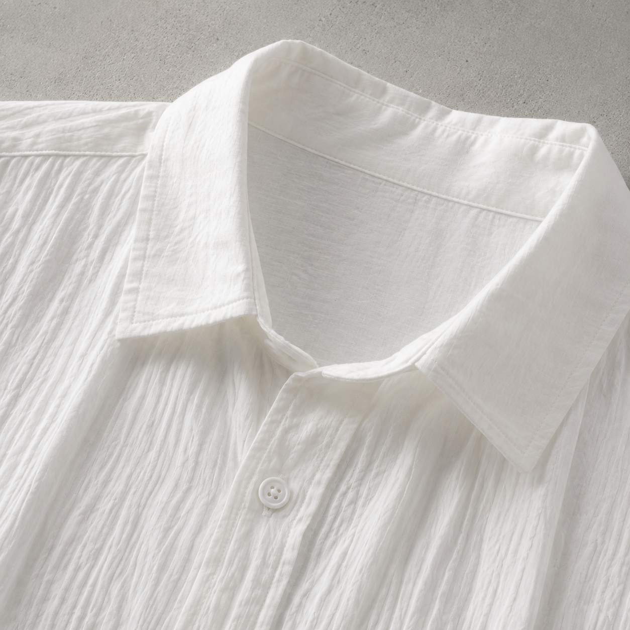 Girona Crinkle Texture Short Sleeve Shirt