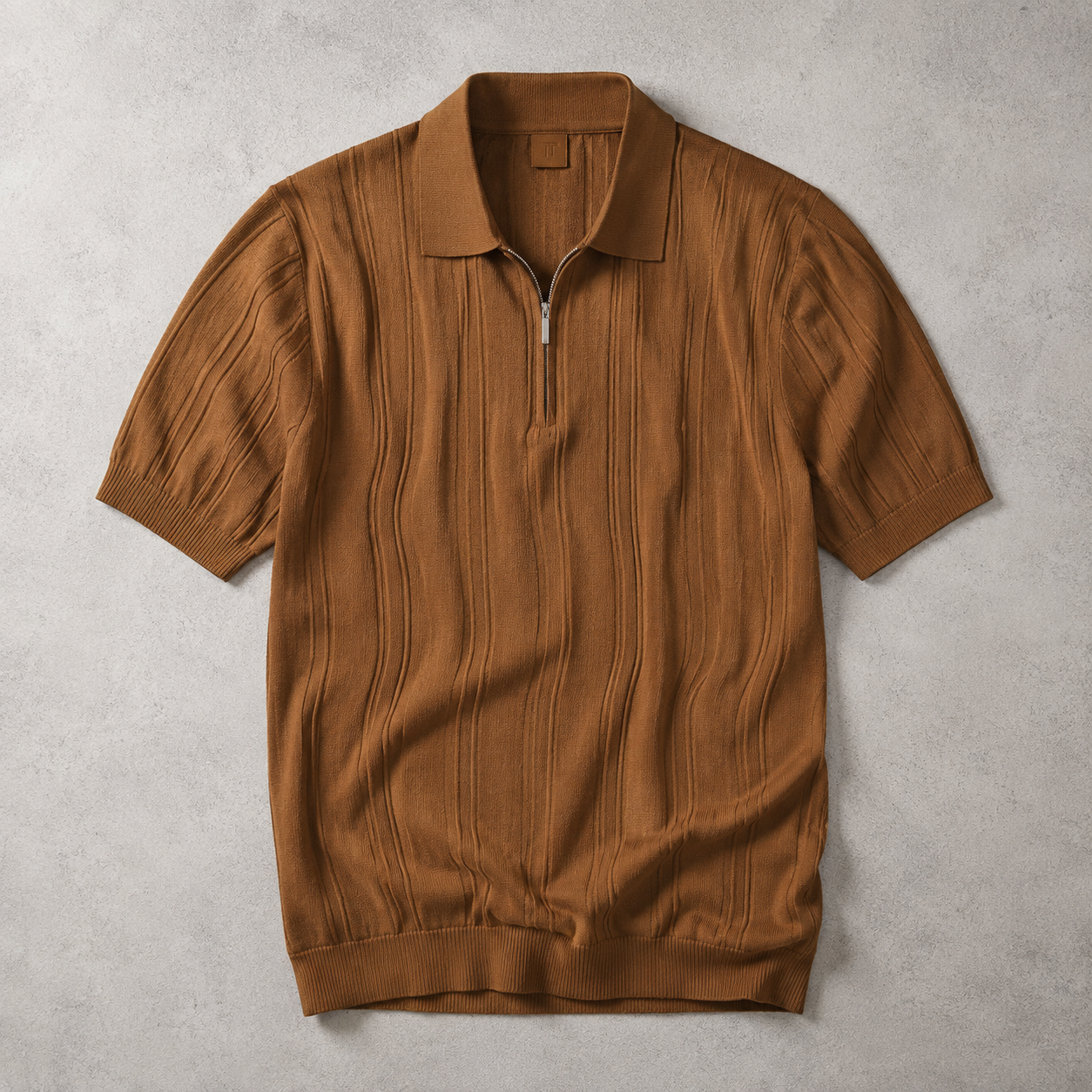 Oviedo Quarter Zip Knit Polo Shirt