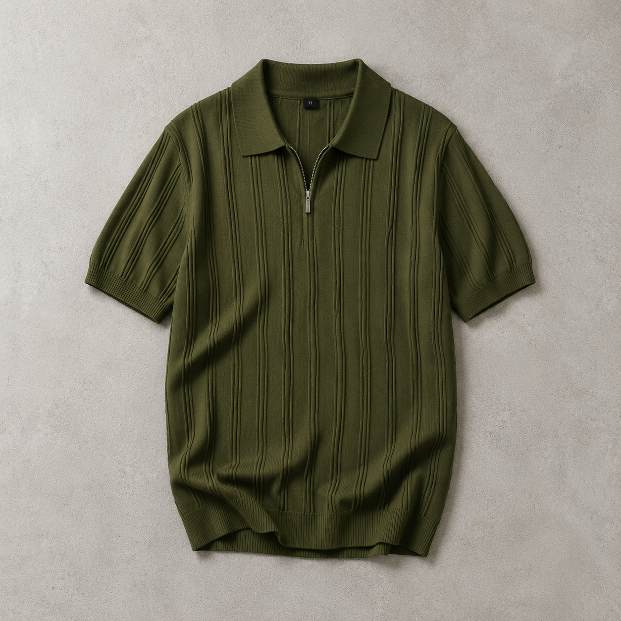 Oviedo Quarter Zip Knit Polo Shirt