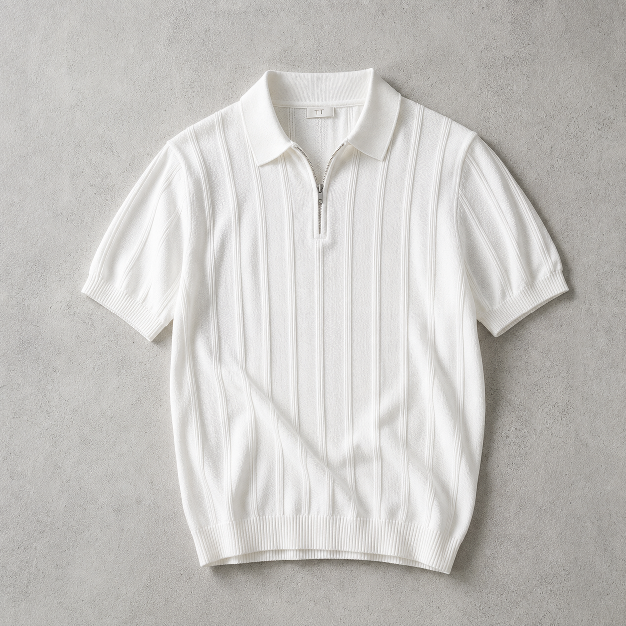 Oviedo Quarter Zip Knit Polo Shirt