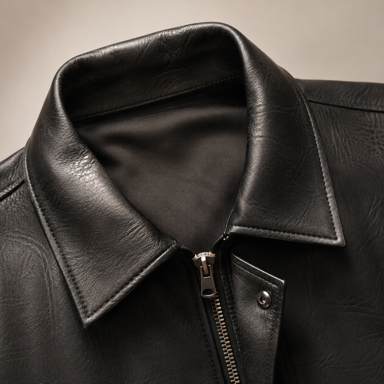 Alicante Boxy Faux Leather Jacket