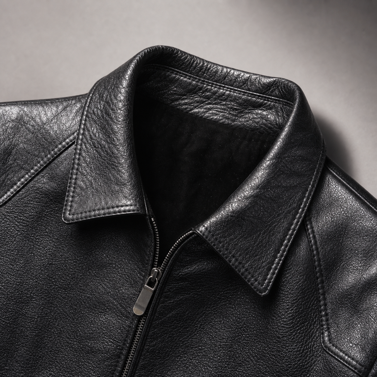 Coimbra Panelled Slim Faux Leather Jacket