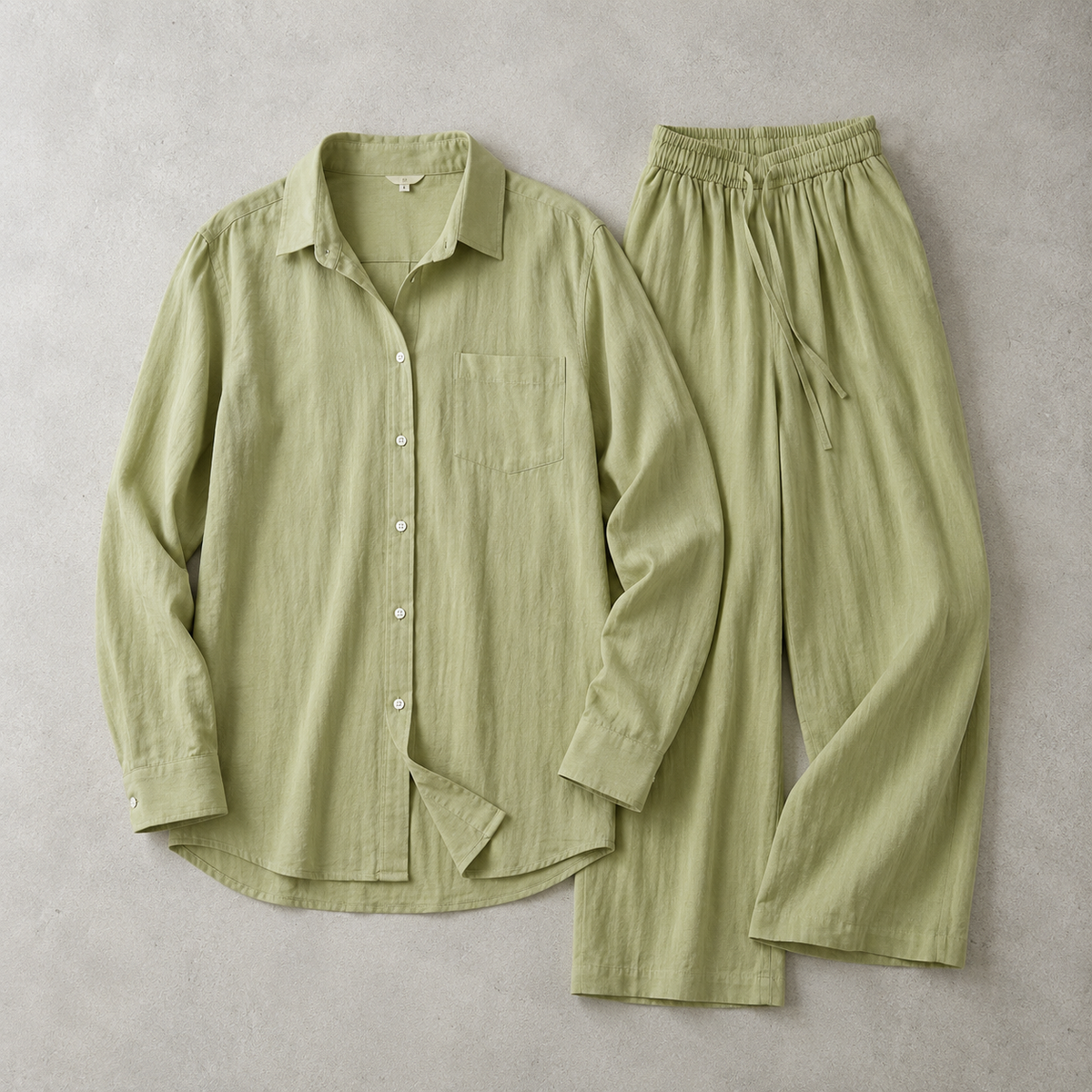 Vence Relaxed Shirt and Wide Leg Trouser Set