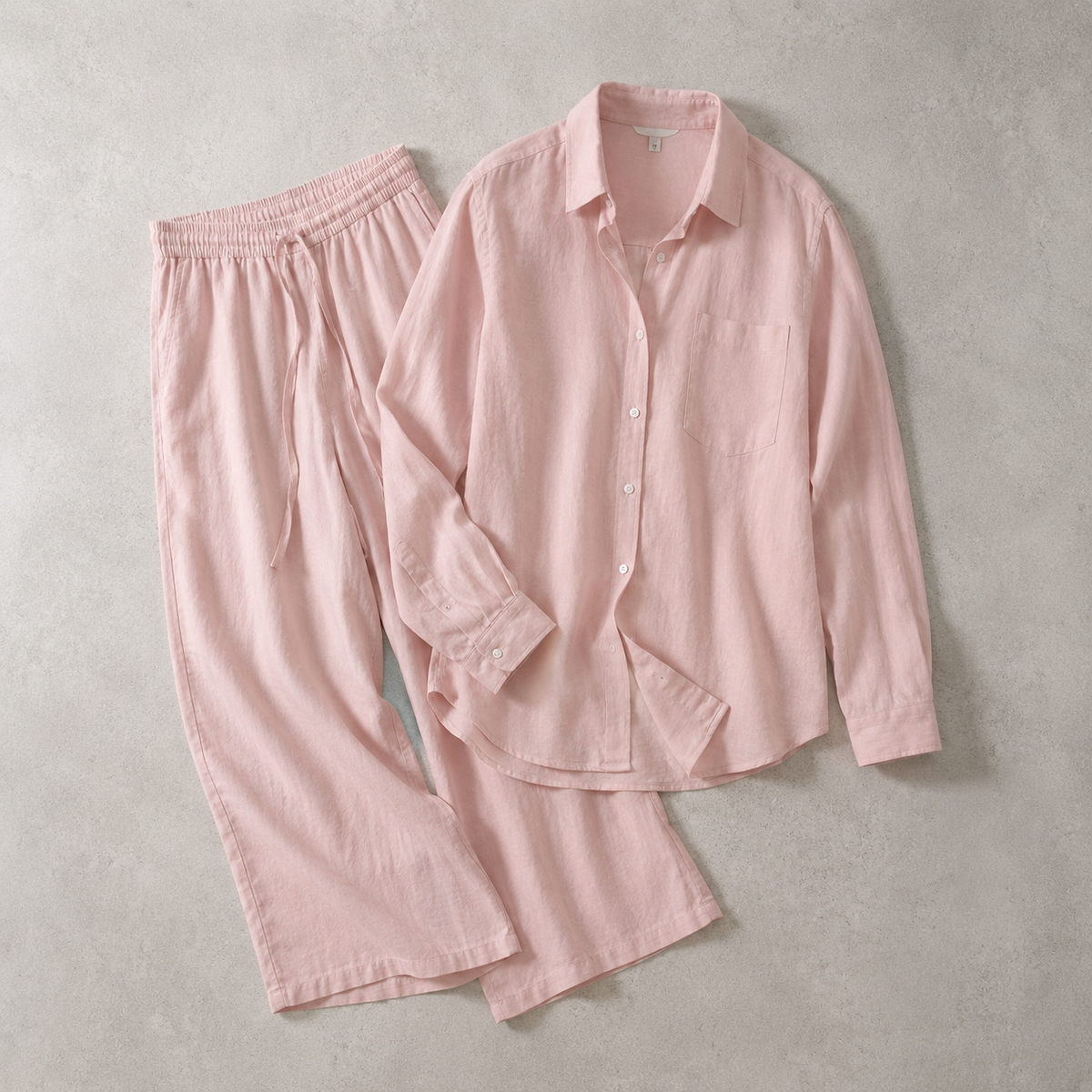 Vence Relaxed Shirt and Wide Leg Trouser Set