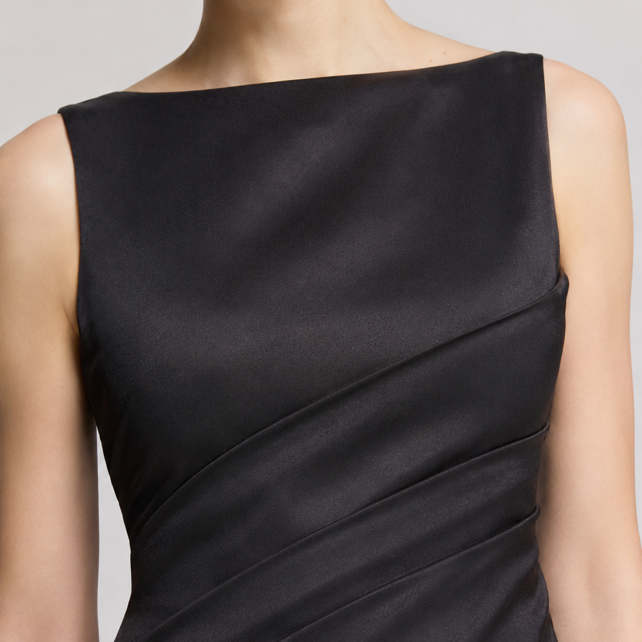 Cannes Sleeveless Tiered Ombre Evening Gown