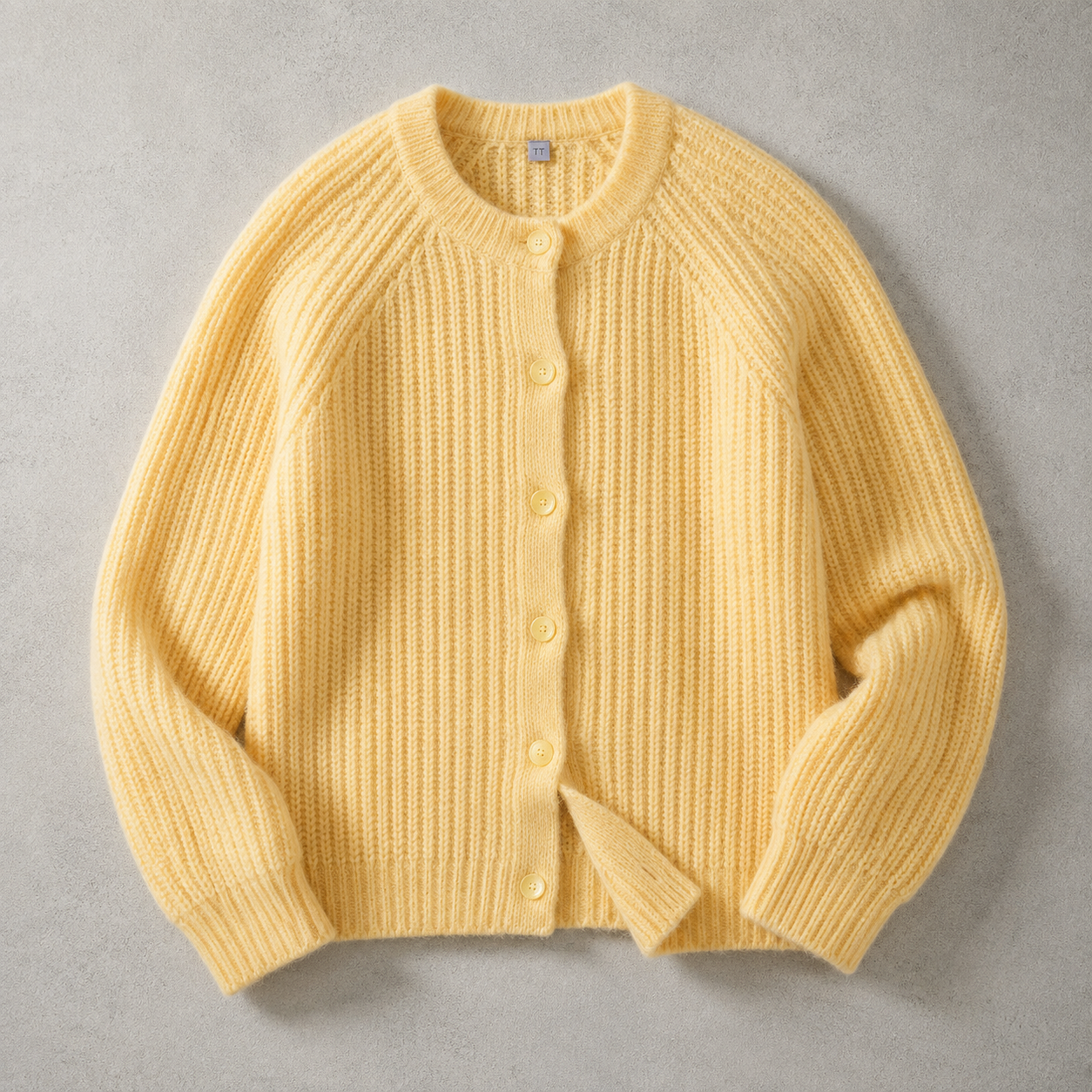 Bonnieux Chunky Ribbed Button Front Cardigan