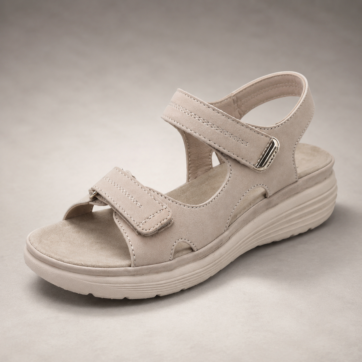 Arezzo Adjustable Strap Wedge Walking Sandal