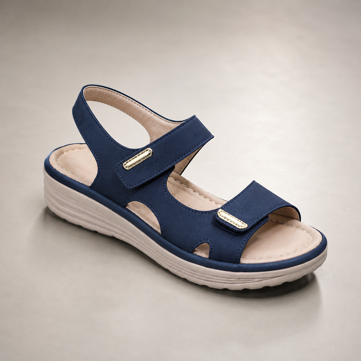 Arezzo Adjustable Strap Wedge Walking Sandal