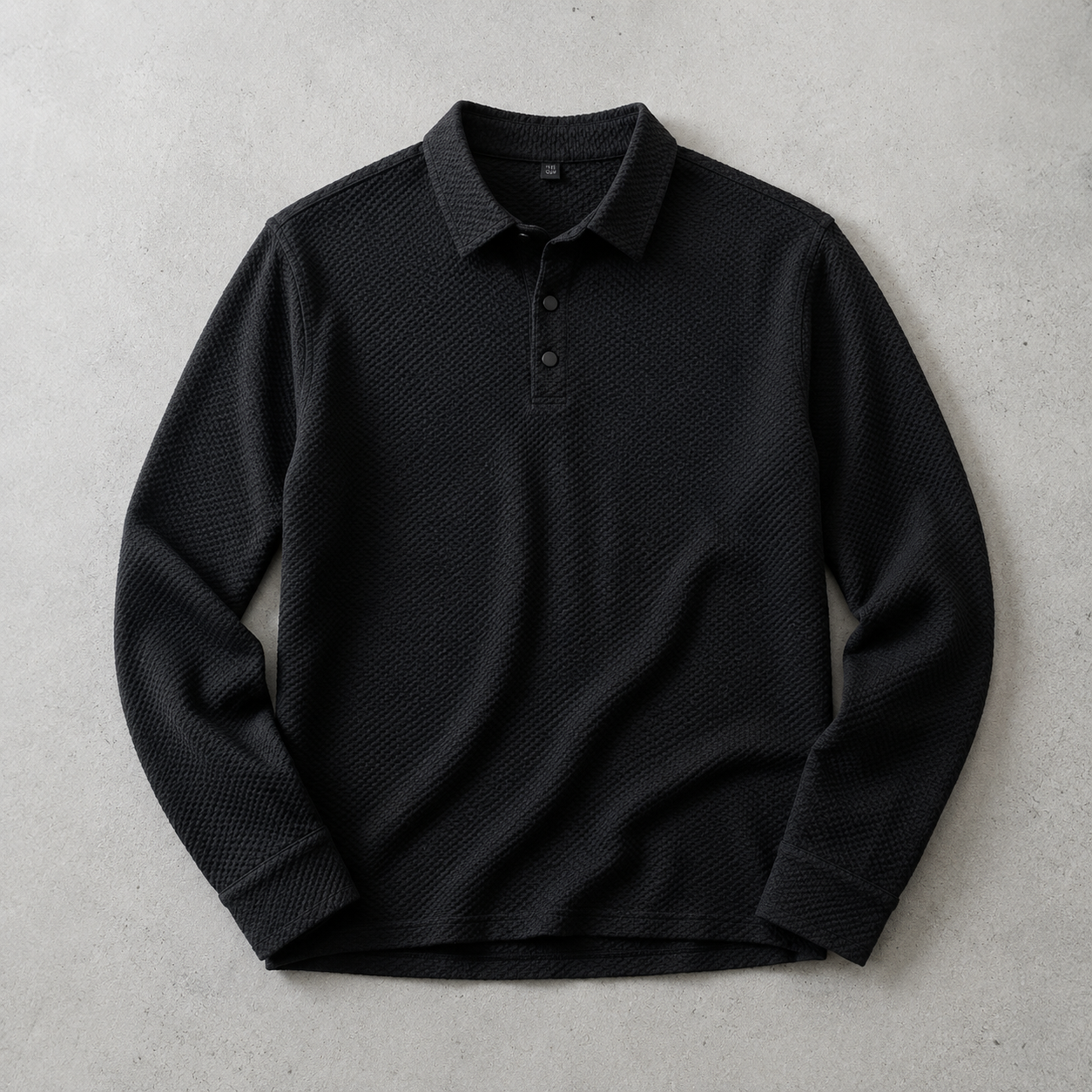 Oristano Textured Knit Polo Shirt