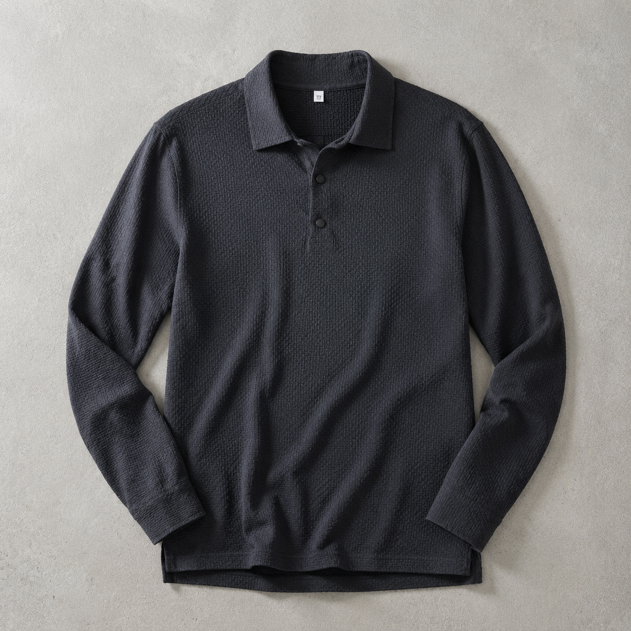 Oristano Textured Knit Polo Shirt