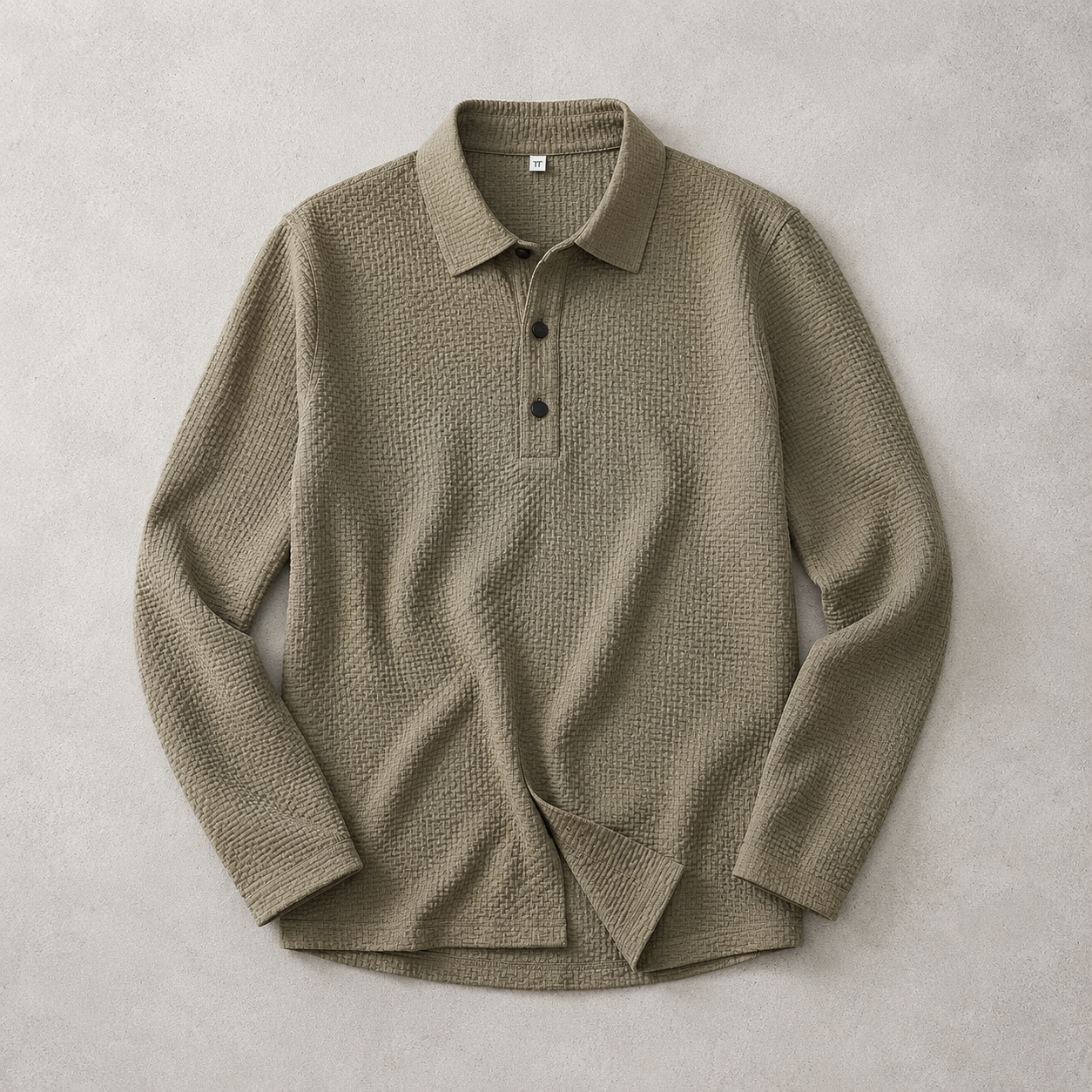 Oristano Textured Knit Polo Shirt