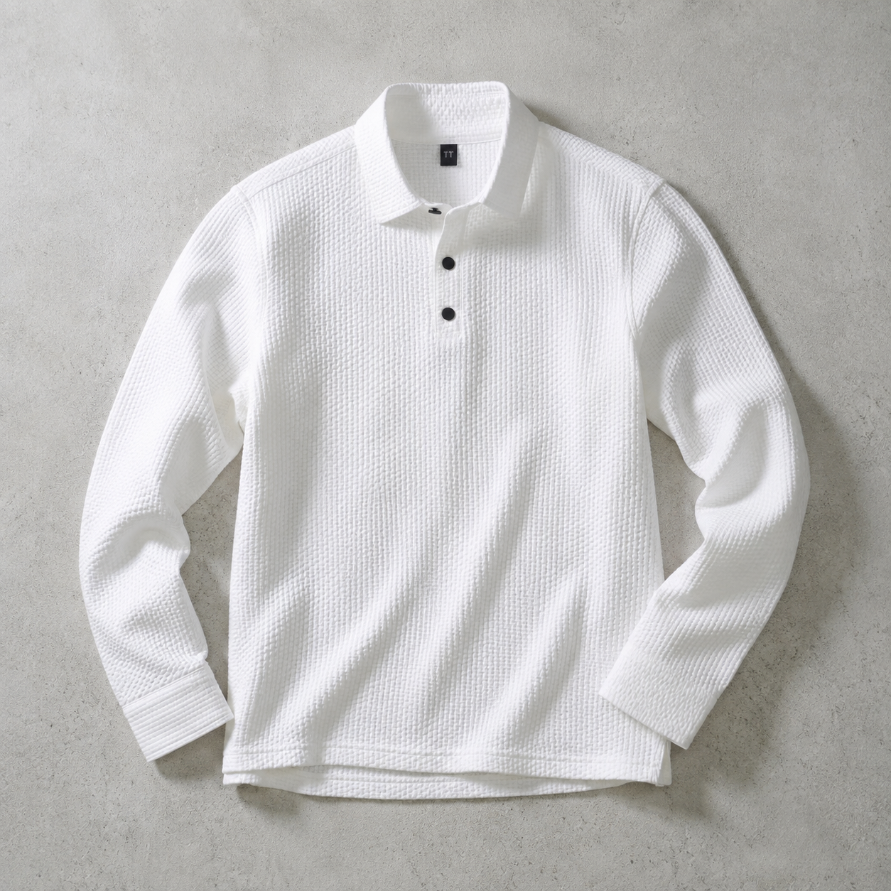 Oristano Textured Knit Polo Shirt