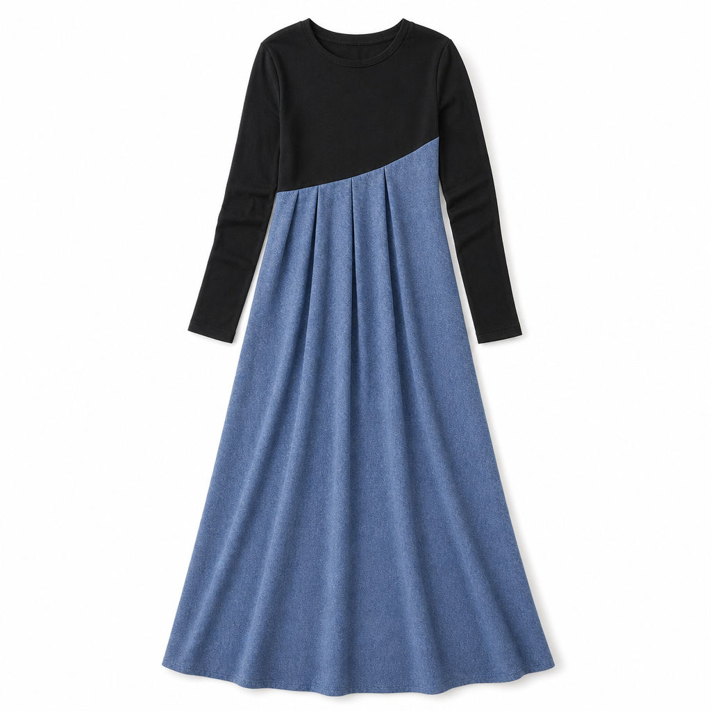 The Rachel Colourblock Maxi Dress