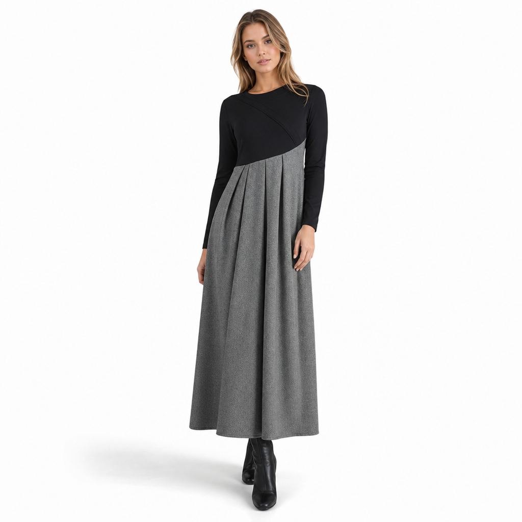 The Rachel Colourblock Maxi Dress