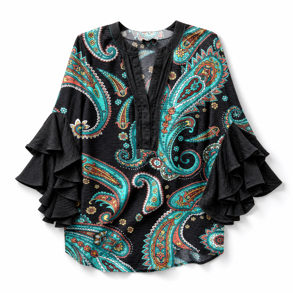 The Toinette Ruffle Blouse