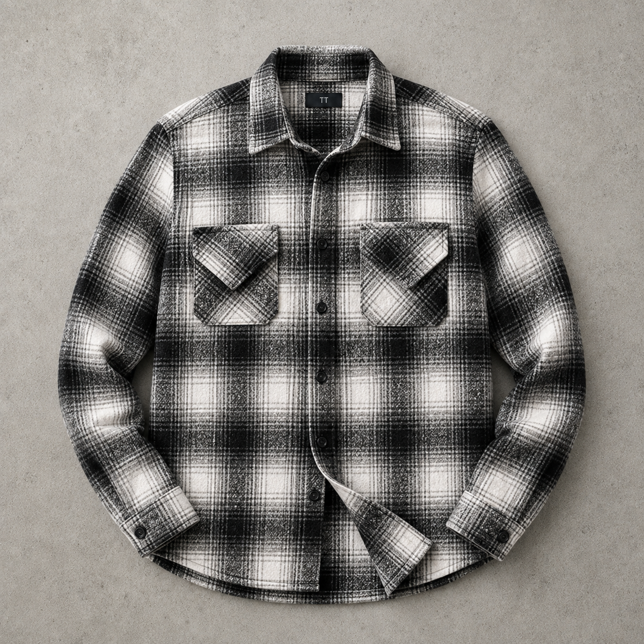 The Verona Brushed Plaid Shacket