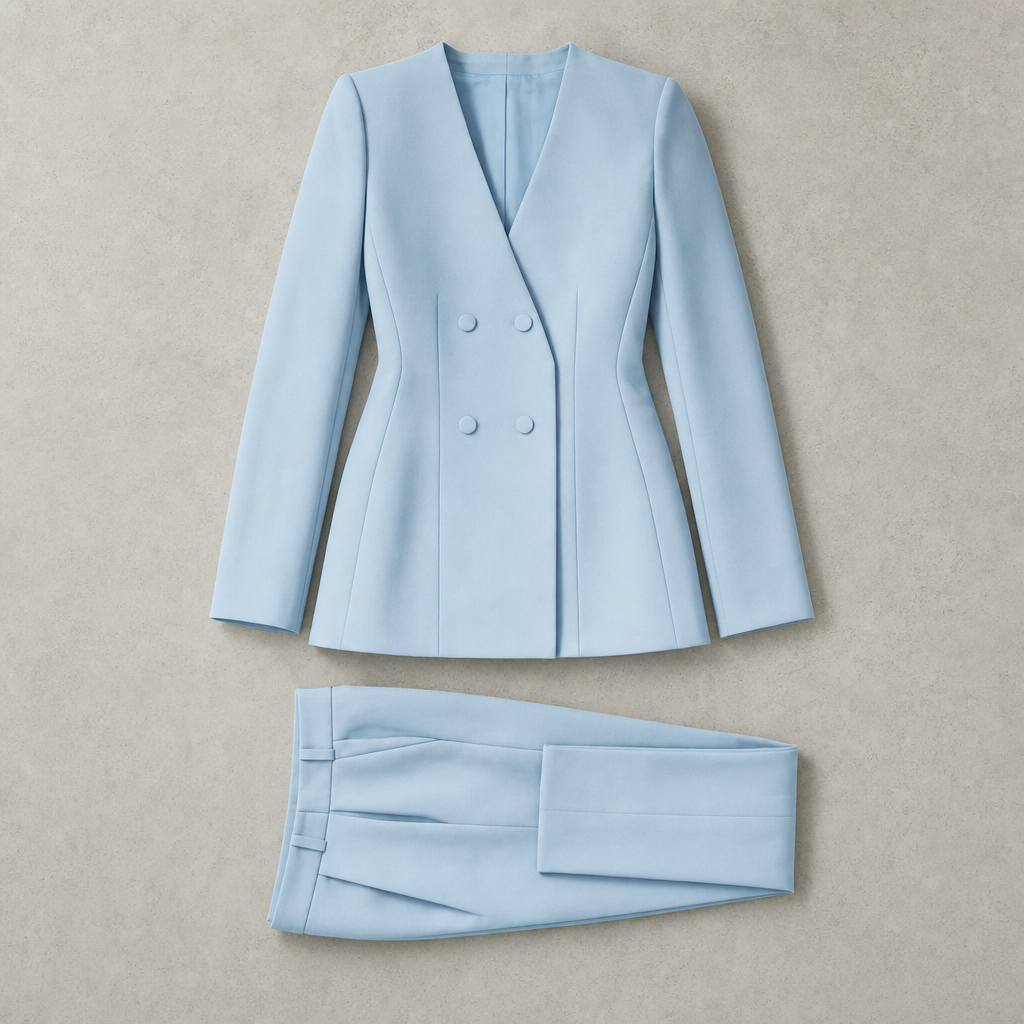 The Siena Three-Piece Tailored Suit - Blue
