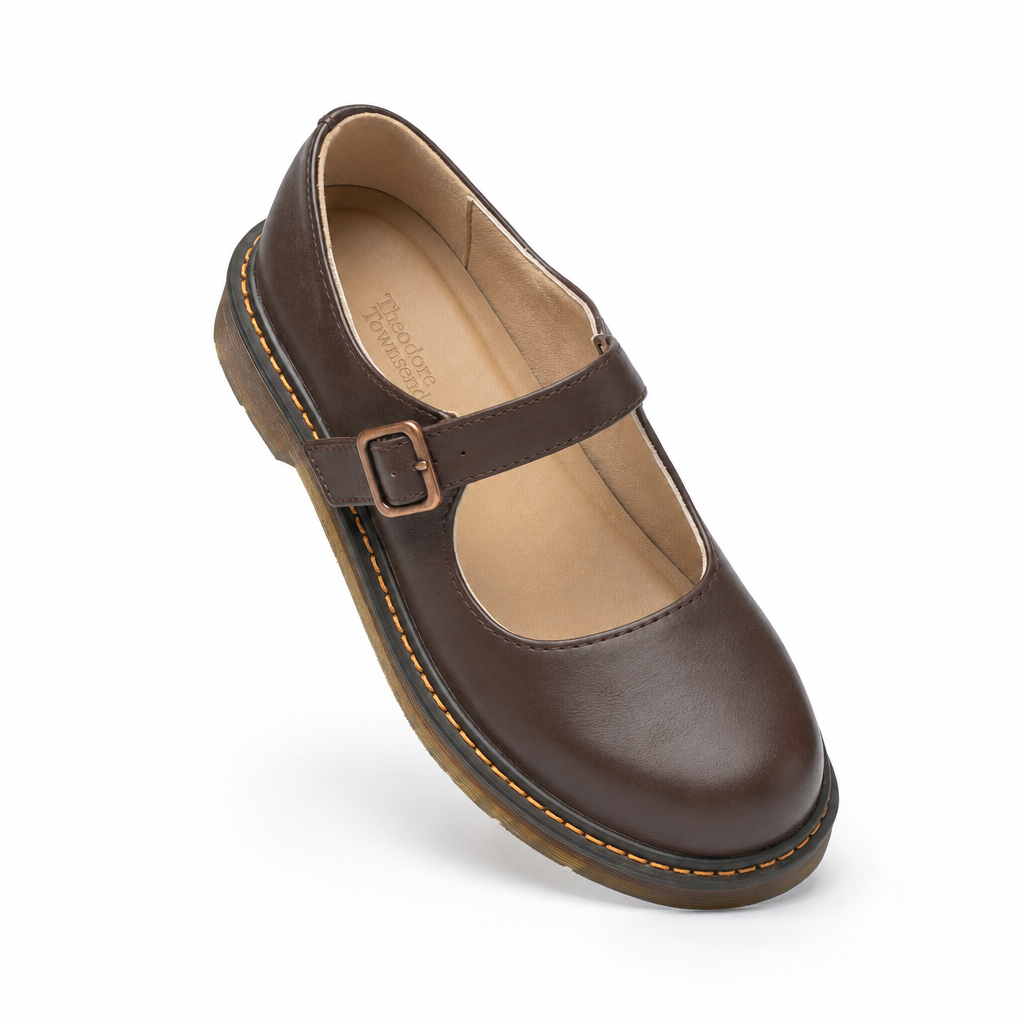 The Asolo Buckle Mary Jane - Brown