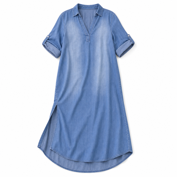 The Germaine Chambray Maxi Dress