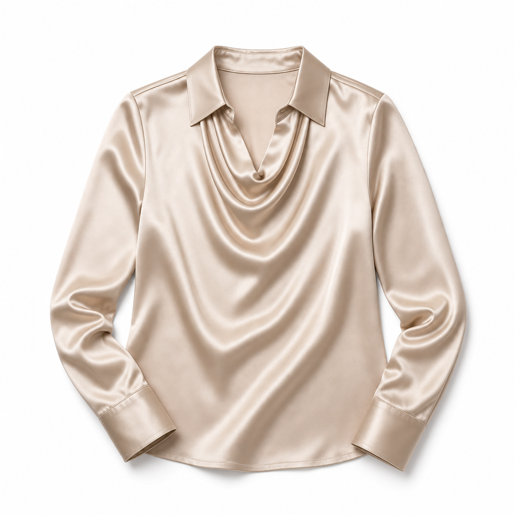 The Valeriane Satin Blouse