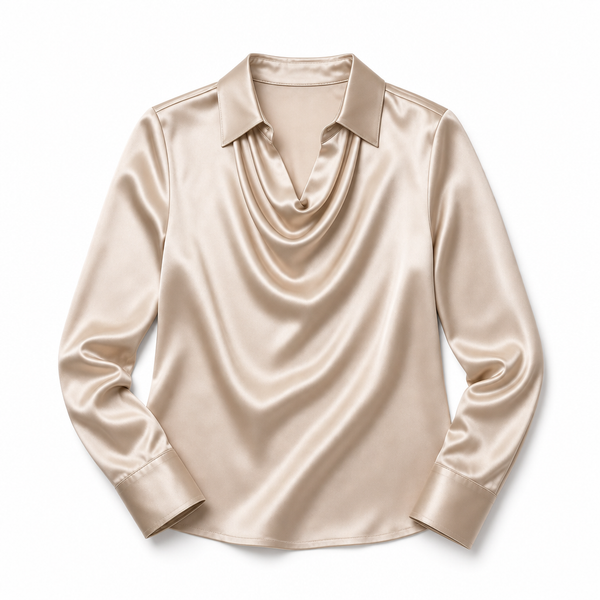 The Valeriane Satin Blouse