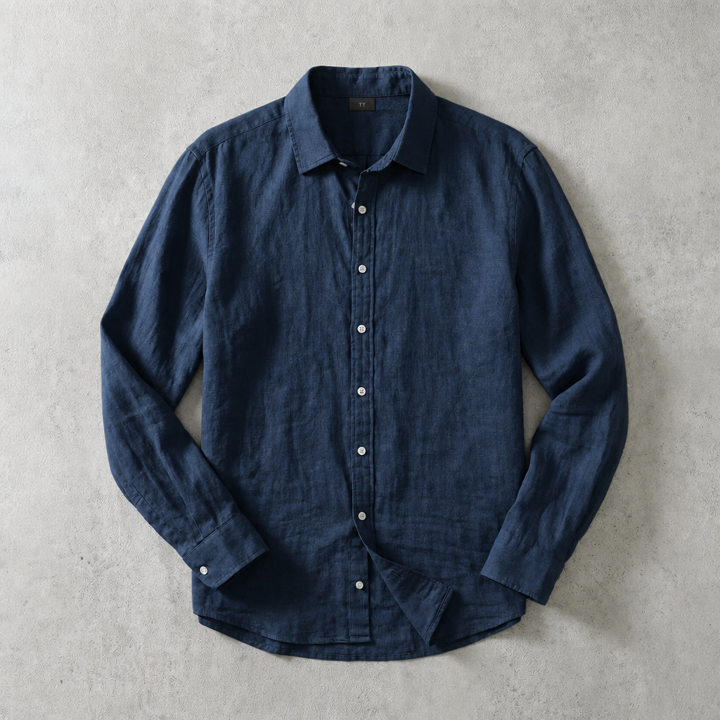 The Ravello Long Sleeve Linen Shirt
