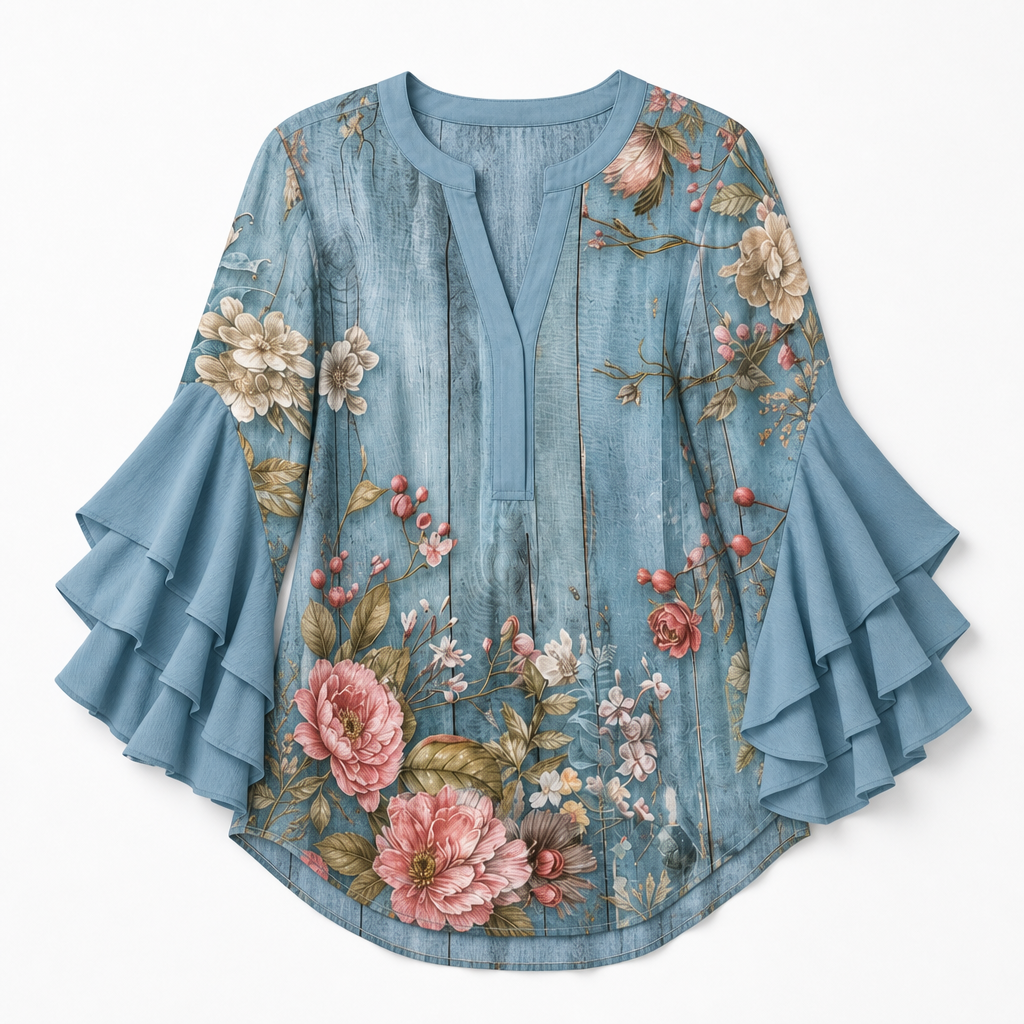 The Toinette Ruffle Blouse
