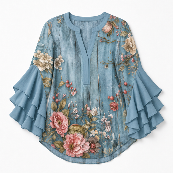 The Toinette Ruffle Blouse