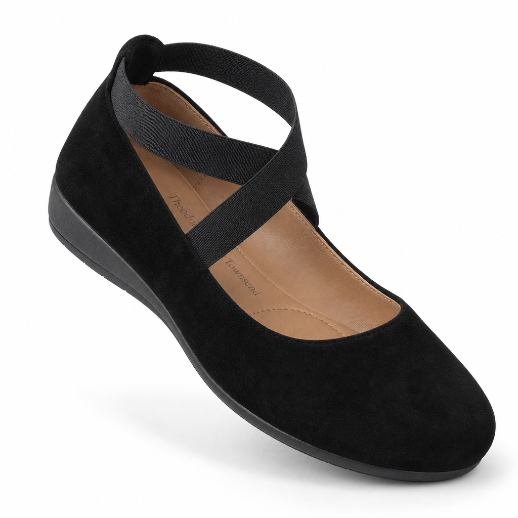 Lucca Cross-Strap Comfort Wedge Mary-Jane — SOLE