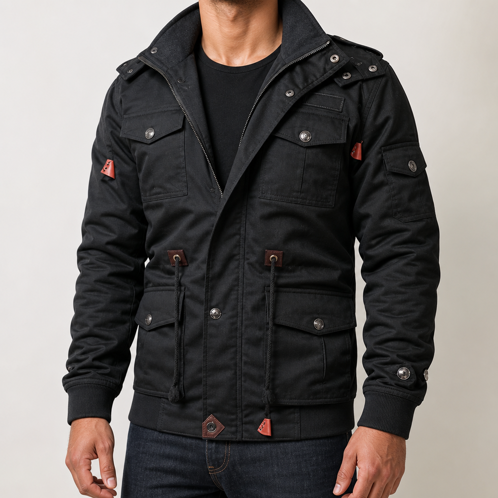Tirano Padded Bomber Pilot Jacket — MODEL
