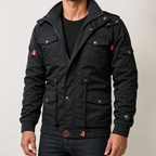 Tirano Padded Bomber Pilot Jacket — MODEL