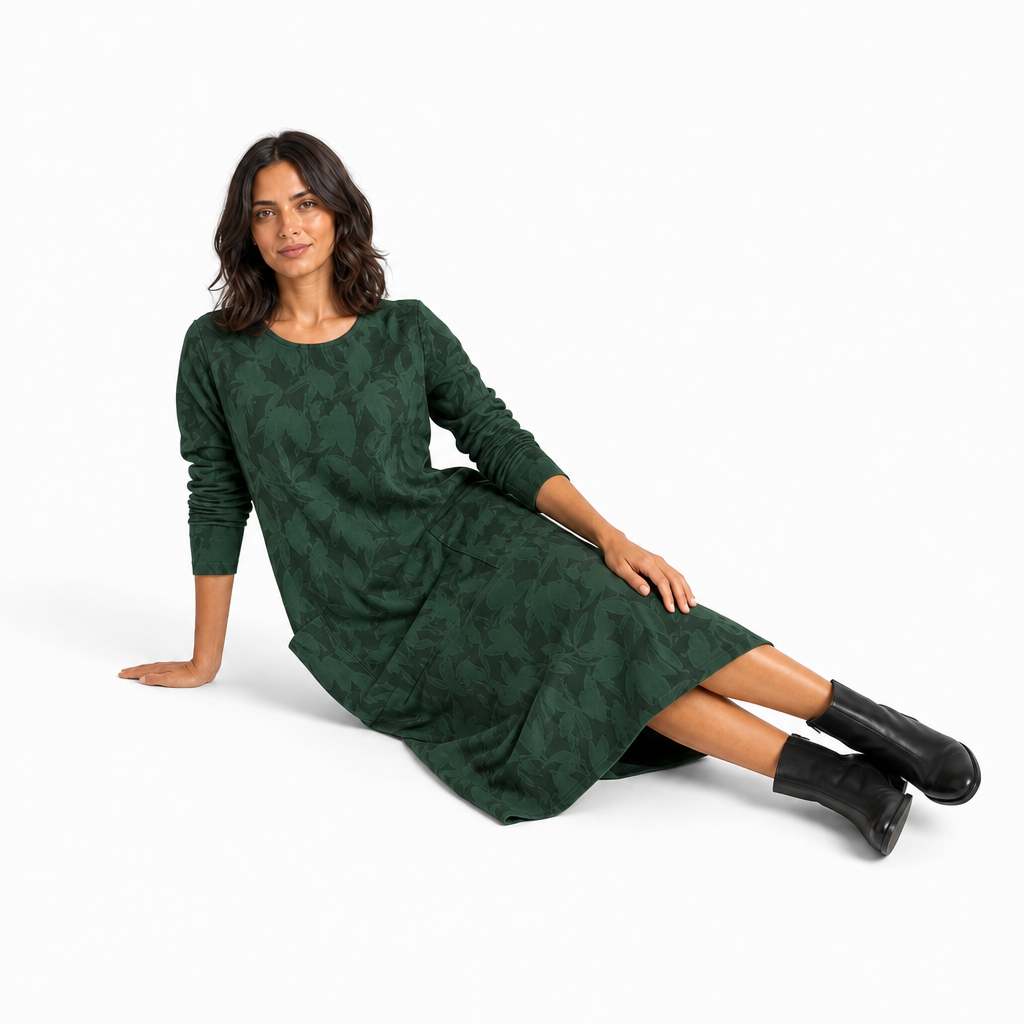 The Elizabet Knit Midi Dress