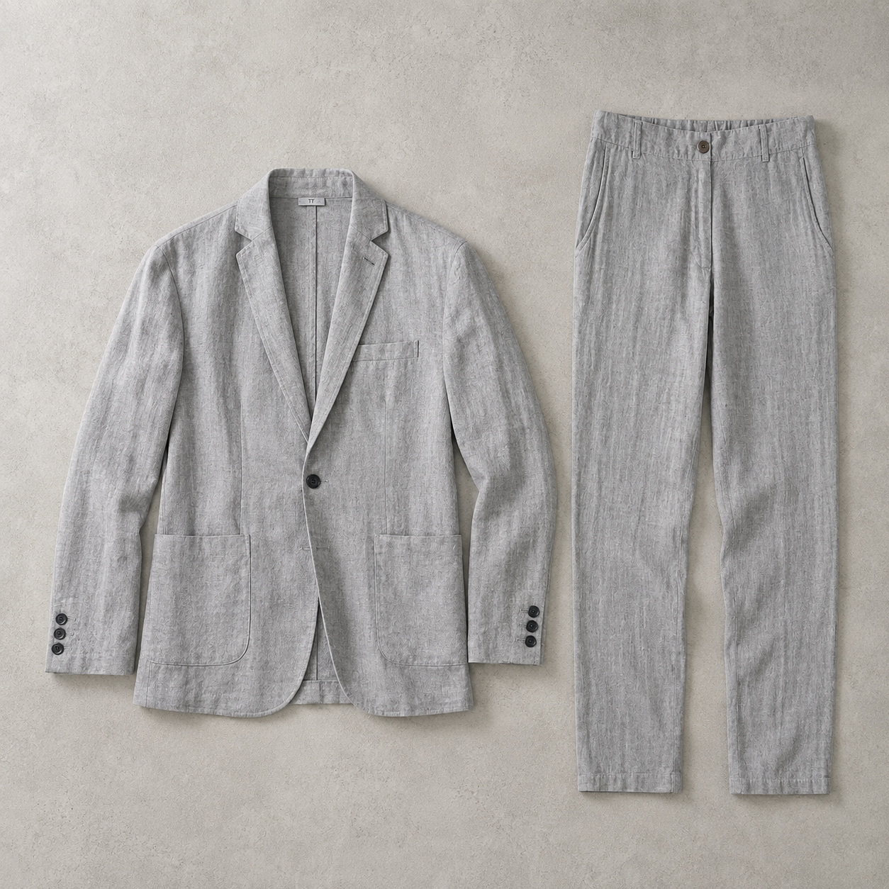 The Positano Linen Blazer And Trouser Set