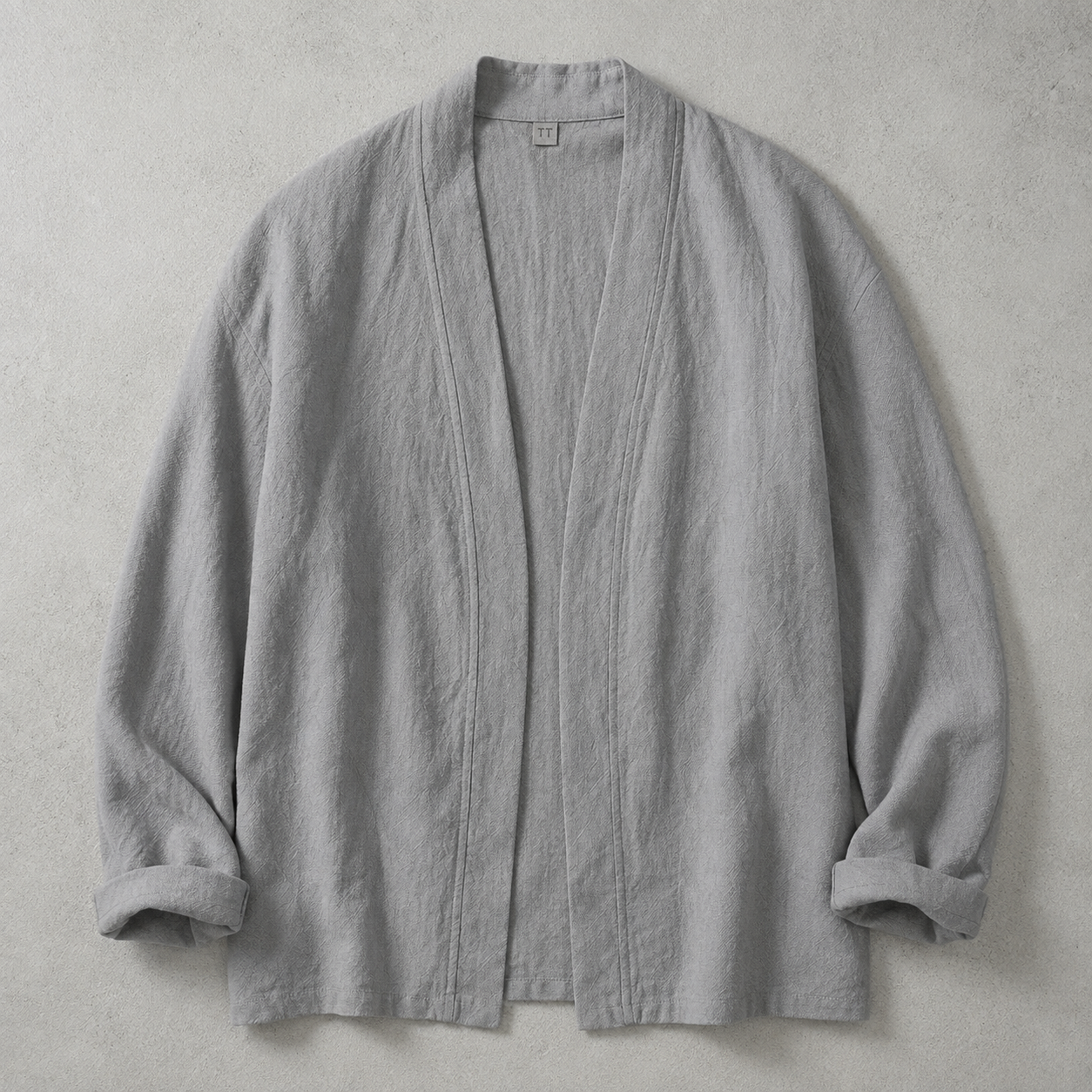 The Parma Open Front Linen Cardigan