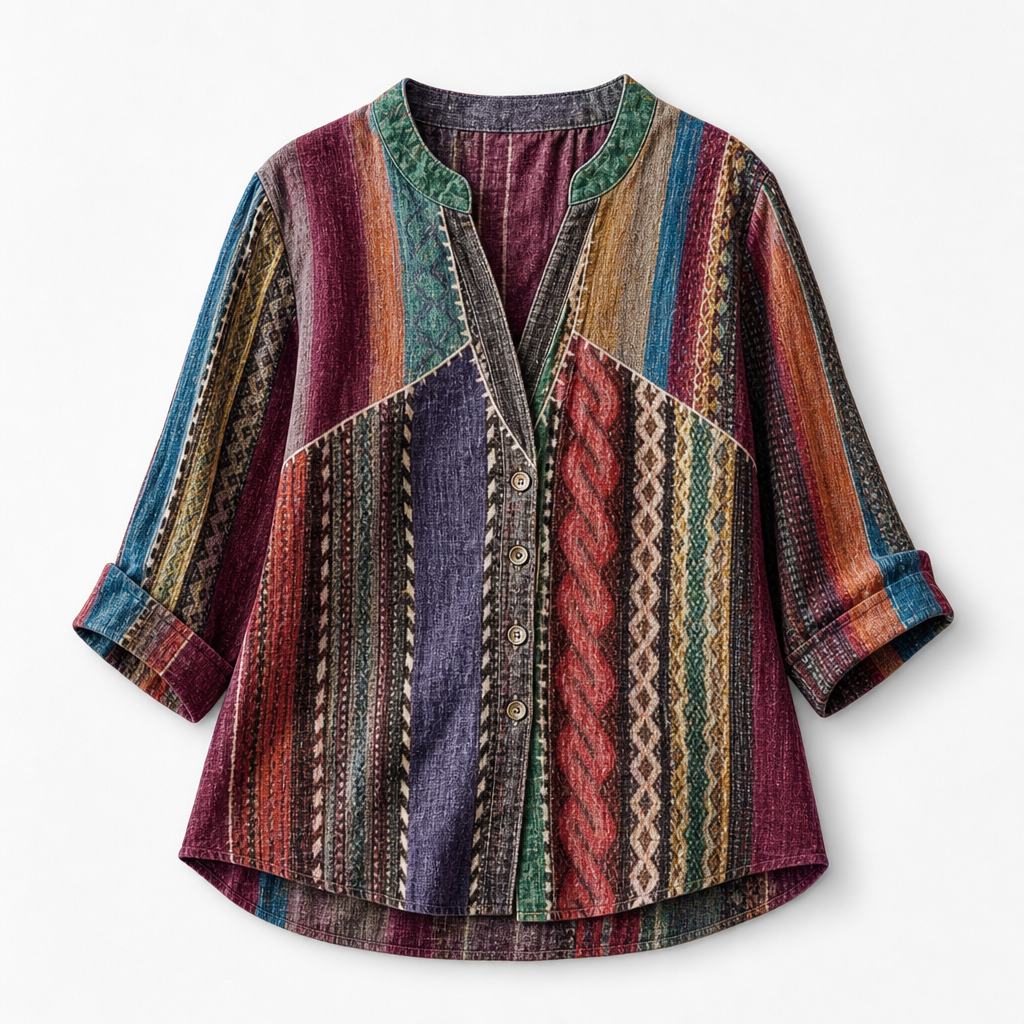 The Oriana Linen Blouse