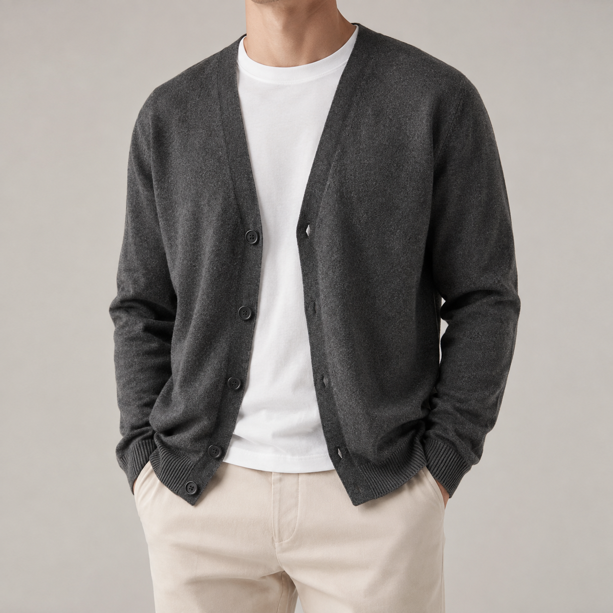 The Antibes Button Front Knit Cardigan