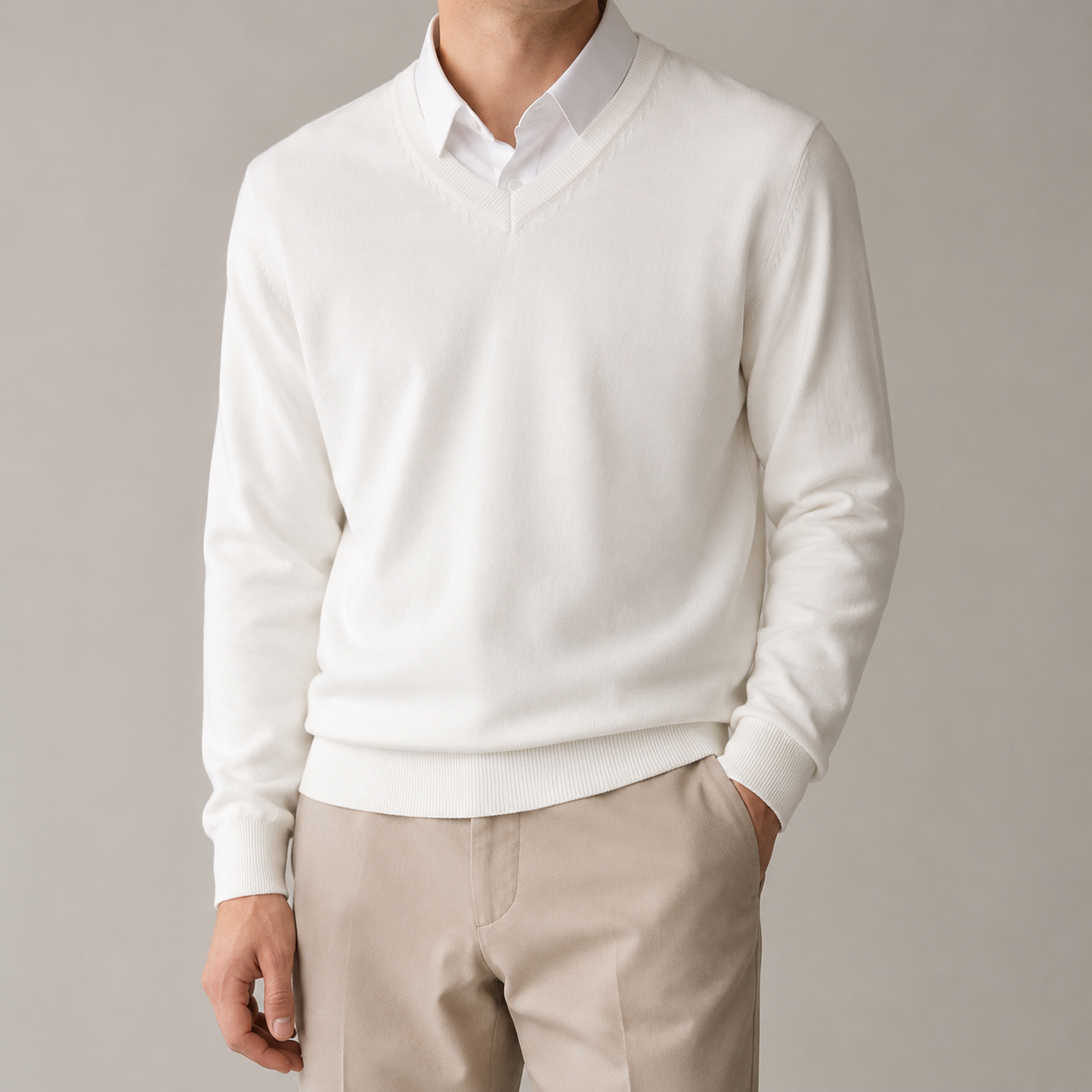 The Cassis V Neck Knit Sweater
