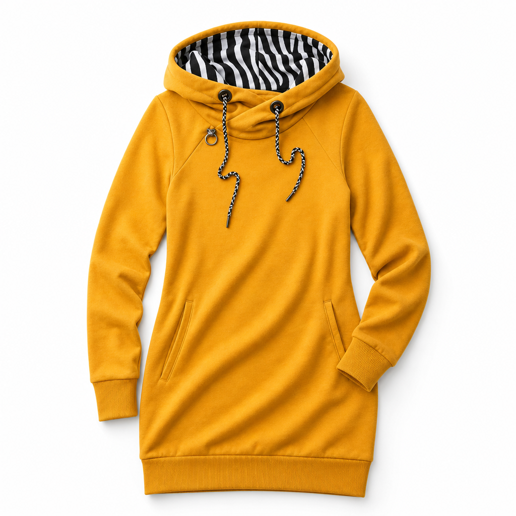 The Beckham Hooded Sweater Dress