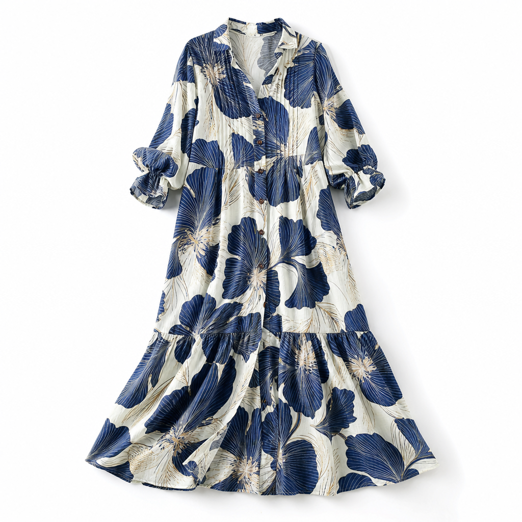 The Livie Maxi Shirt Dress