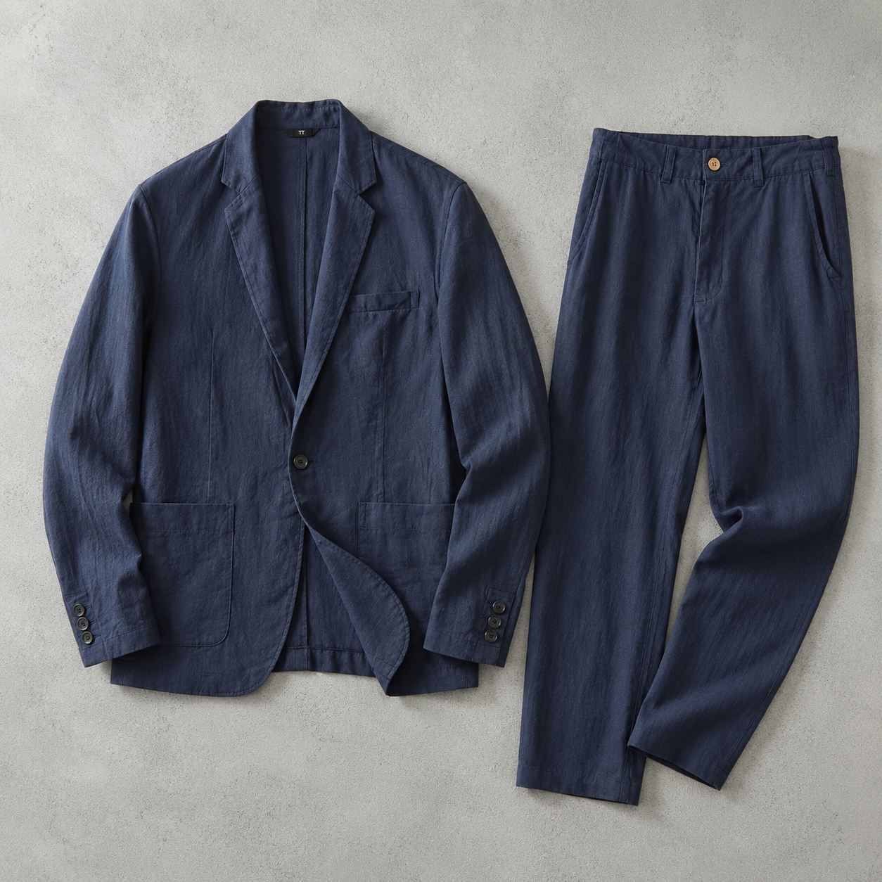 The Positano Linen Blazer And Trouser Set