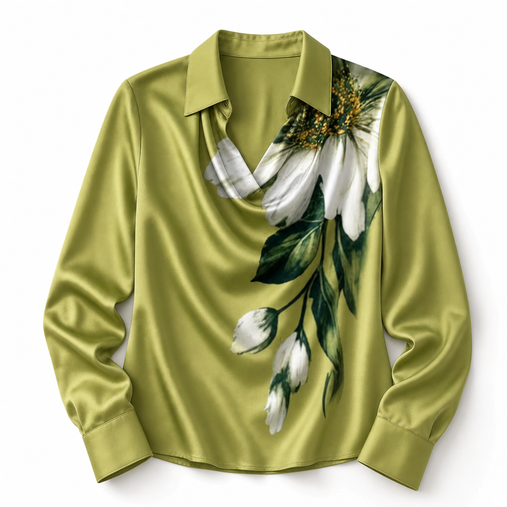 The Valeriane Satin Blouse