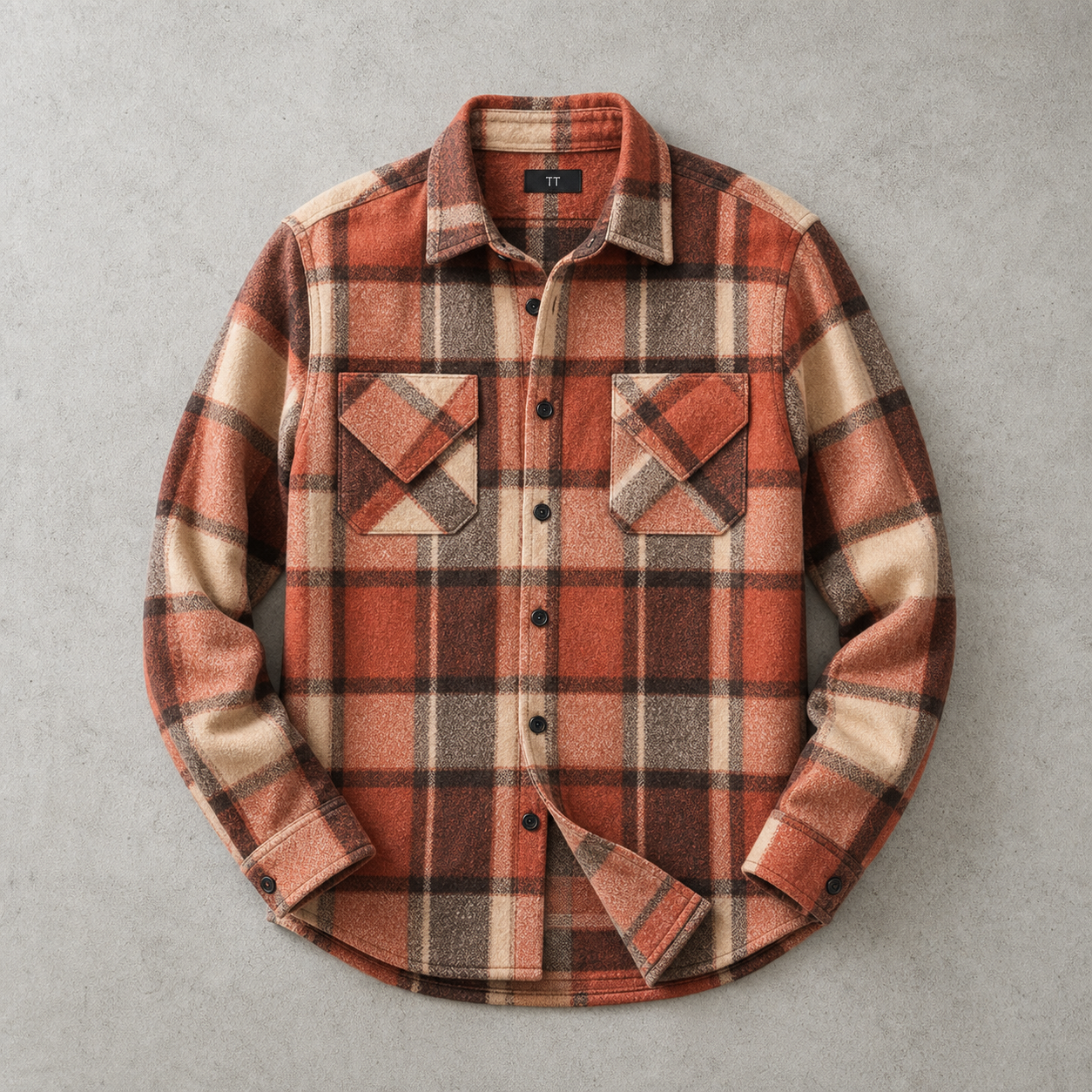 The Verona Brushed Plaid Shacket