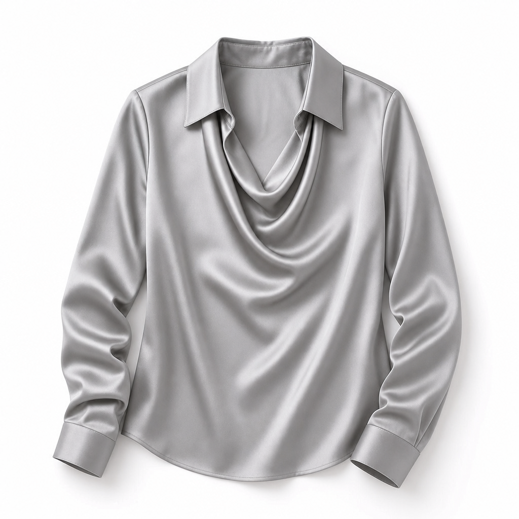 The Valeriane Satin Blouse