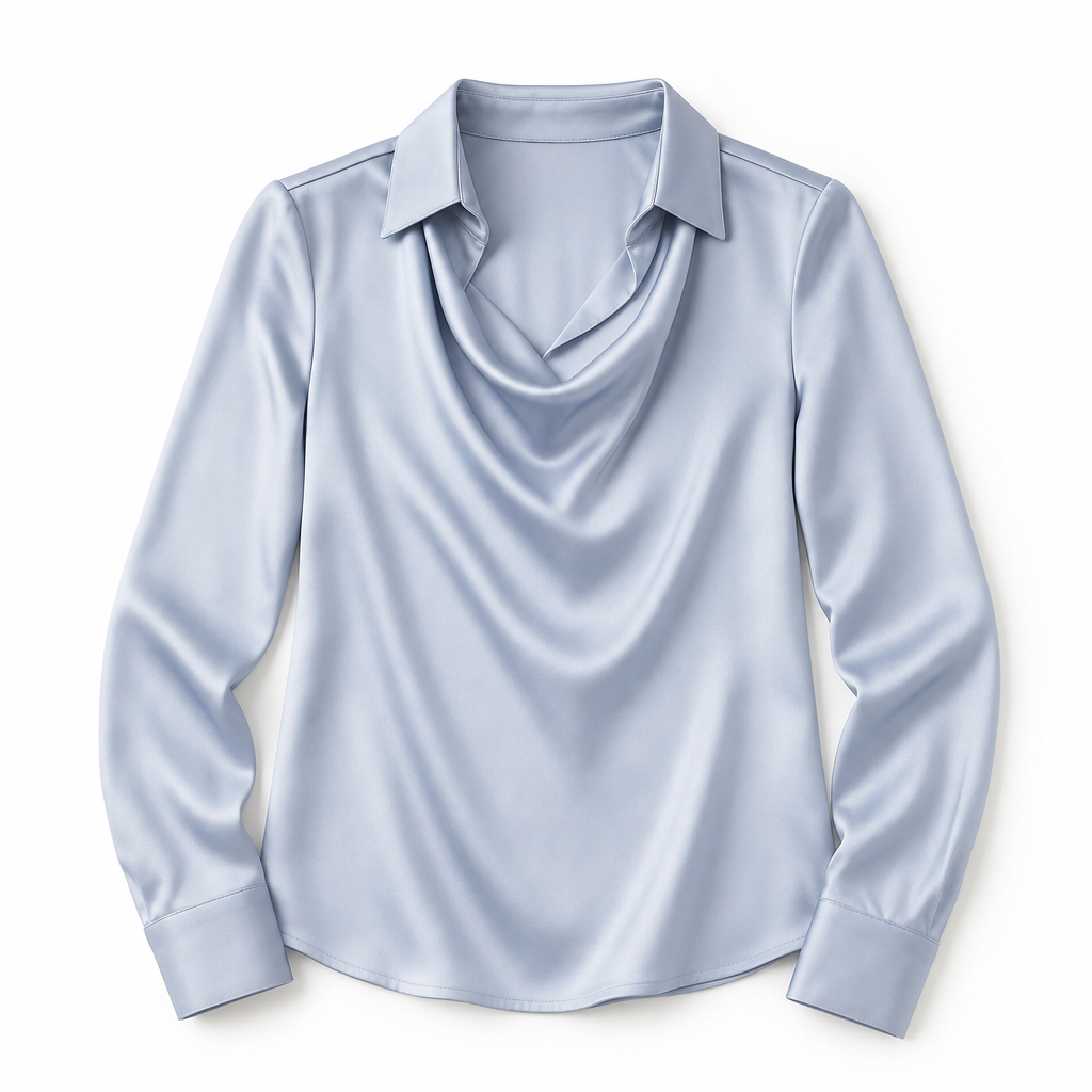 The Valeriane Satin Blouse